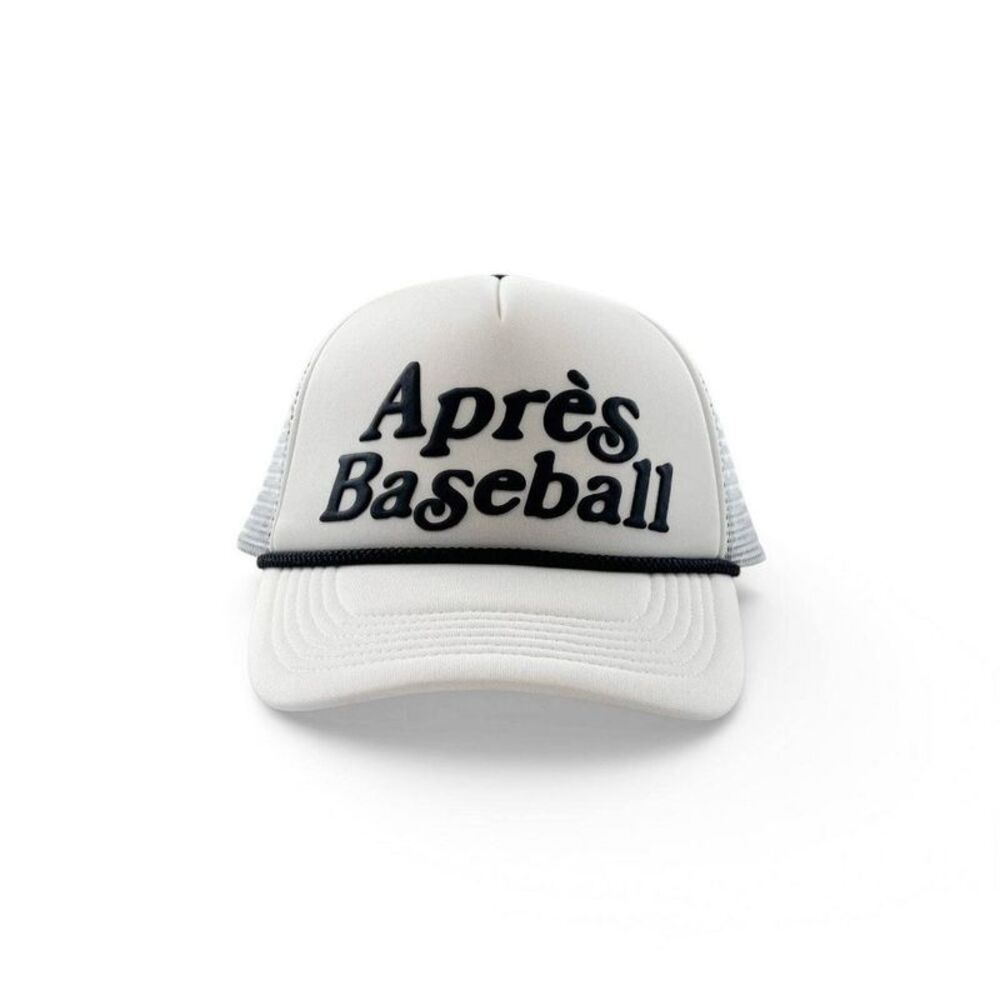 Talisman Après Baseball White and Black Foam Trucker Hat